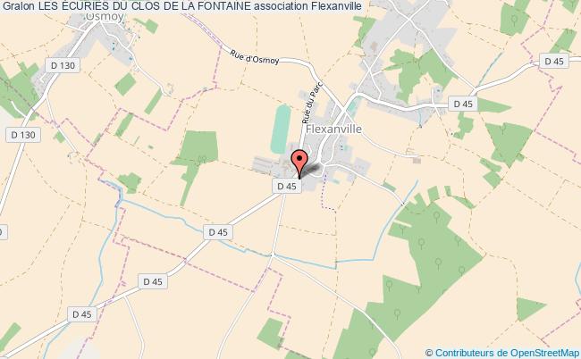 plan association Les Écuries Du Clos De La Fontaine Flexanville