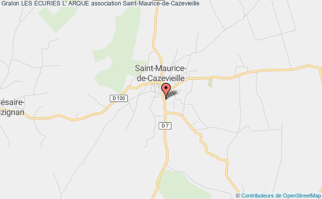 plan association Les Ecuries L' Arque Saint-Maurice-de-Cazevieille