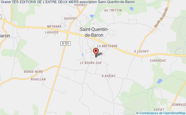 plan association Les Editions De L'entre Deux Mers Saint-Quentin-de-Baron