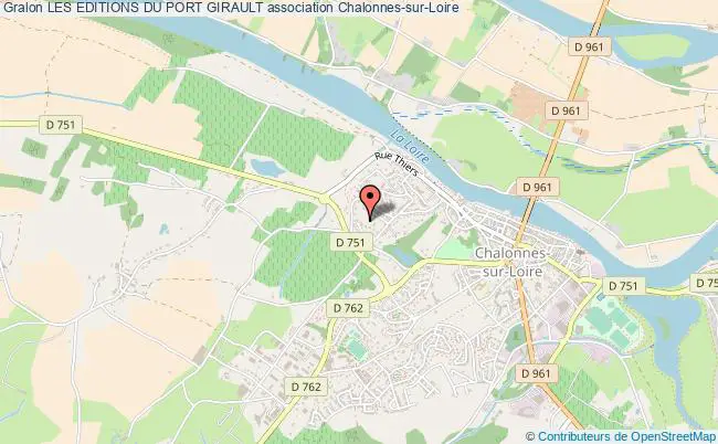 plan association Les Editions Du Port Girault Chalonnes-sur-Loire
