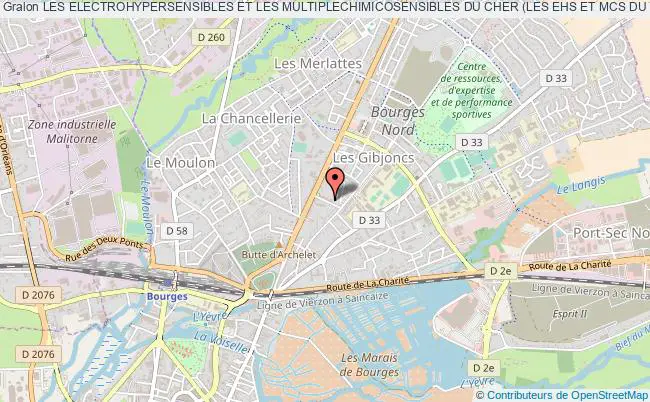 plan association Les Electrohypersensibles Et Les Multiplechimicosensibles Du Cher (les Ehs Et Mcs Du Cher) Bourges