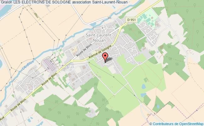 plan association Les Electrons De Sologne Saint-Laurent-Nouan
