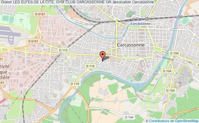 plan association Les Elfes De La Cite, Gym Club Carcassonne Gr Carcassonne