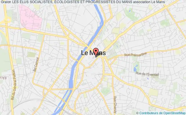 plan association Les Élus Socialistes, Écologistes Et Progressistes Du Mans Mans