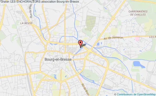 plan association Les Enchoraleurs Bourg-en-Bresse