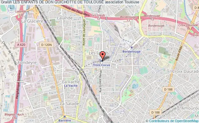 plan association Les Enfants De Don Quichotte De Toulouse Toulouse