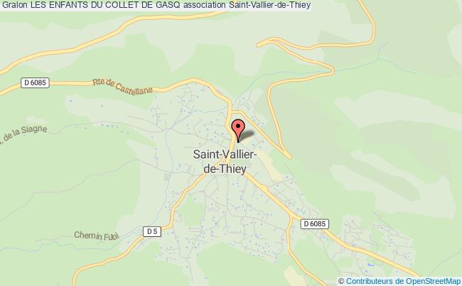plan association Les Enfants Du Collet De Gasq Saint-Vallier-de-Thiey