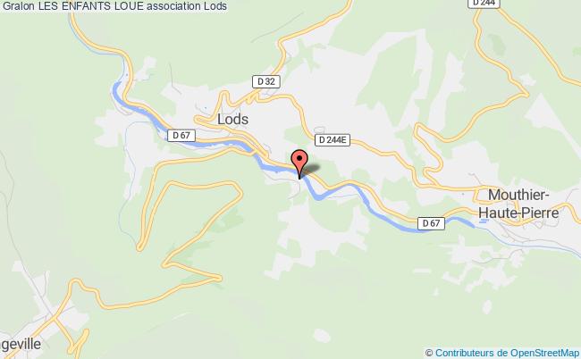 plan association Les Enfants Loue 