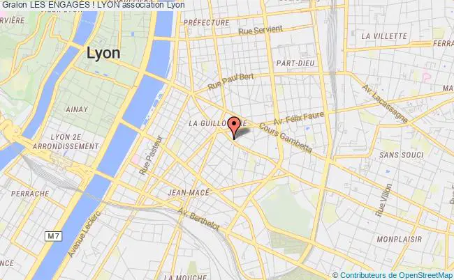plan association Les EngagÉs ! Lyon Lyon