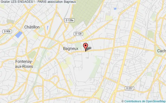 plan association Les EngagÉs ! - Paris Bagneux