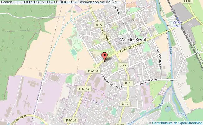 plan association Les Entrepreneurs Seine Eure Val-de-Reuil
