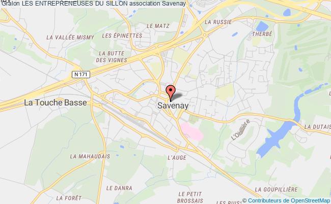 plan association Les Entrepreneuses Du Sillon Savenay