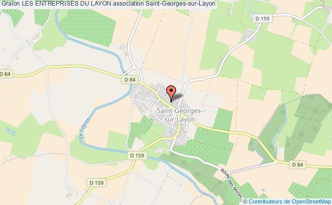 plan association Les Entreprises Du Layon Saint-Georges-sur-Layon
