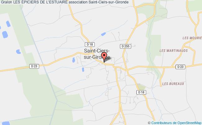 plan association Les Épiciers De L'estuaire Saint-Ciers-sur-Gironde