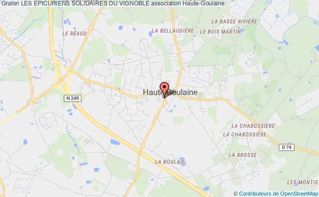 plan association Les Epicuriens Solidaires Du Vignoble Haute-Goulaine