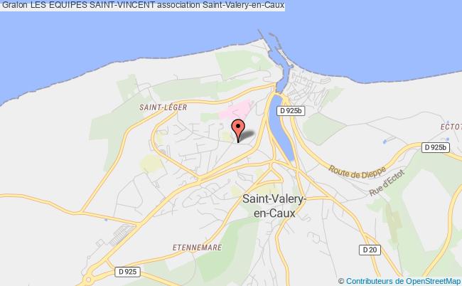 plan association Les Equipes Saint-vincent Saint-Valery-en-Caux