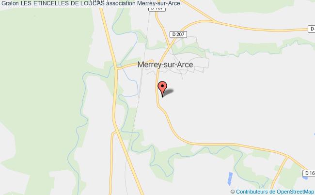 plan association Les Etincelles De Loucas Merrey-sur-Arce