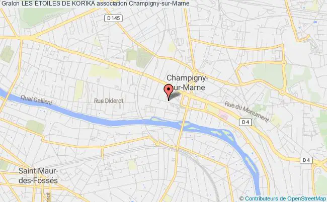 plan association Les Étoiles De Korika Champigny-sur-Marne