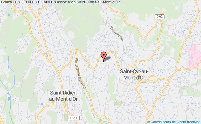 plan association Les Etoiles Filantes Saint-Didier-au-Mont-d'Or