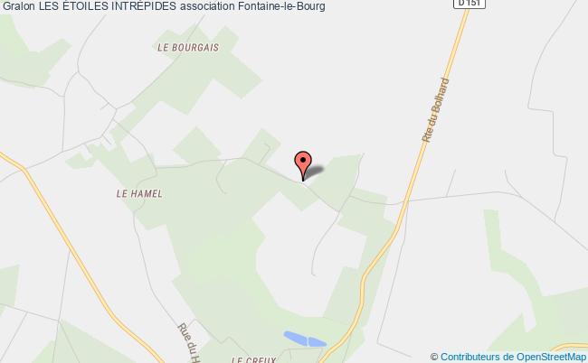 plan association Les Étoiles IntrÉpides Fontaine-le-Bourg