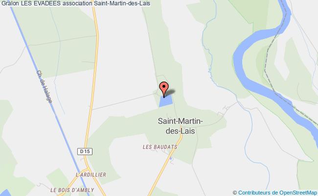 plan association Les Evadees Saint-Martin-des-Lais