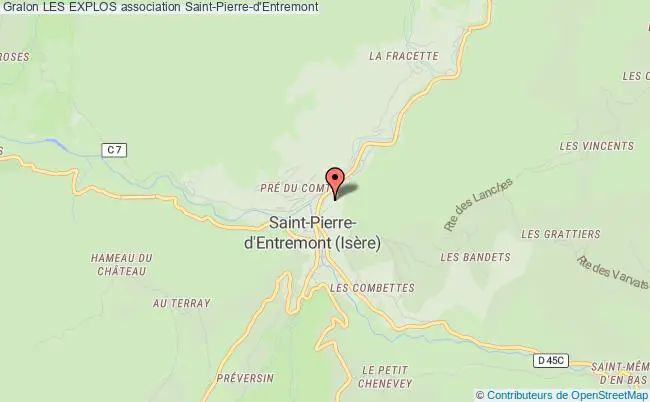 plan association Les Explos Saint-Pierre-d'Entremont