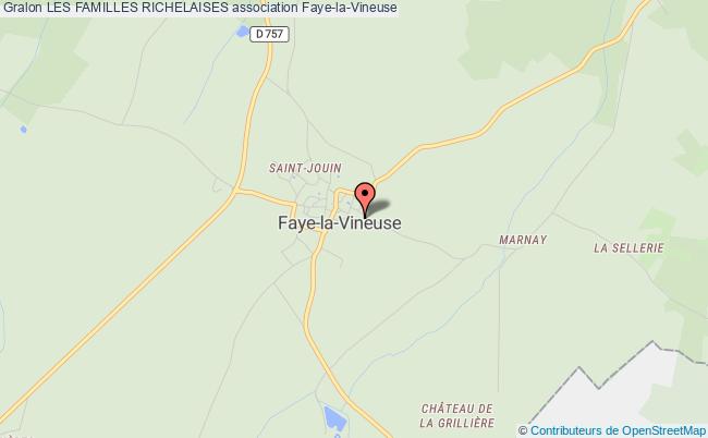 plan association Les Familles Richelaises Faye-la-Vineuse