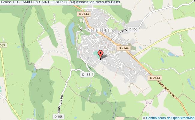 plan association Les Familles Saint Joseph (fsj) Néris-les-Bains