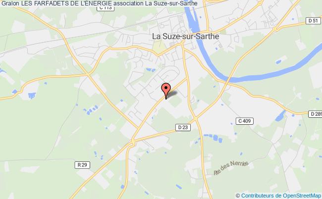 plan association Les Farfadets De L'Énergie La    Suze-sur-Sarthe