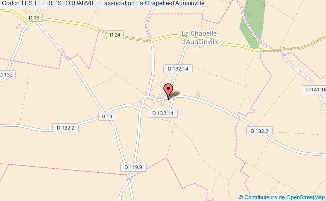 plan association Les Feerie's D'ouarville La Chapelle-d'Aunainville