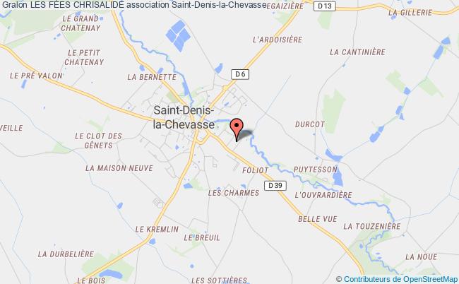 plan association Les FÉes Chrisalide Saint-Denis-la-Chevasse