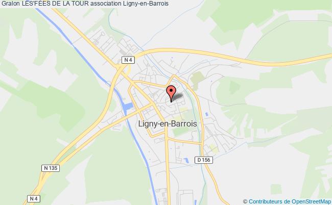 plan association Les'fÉes De La Tour Ligny-en-Barrois