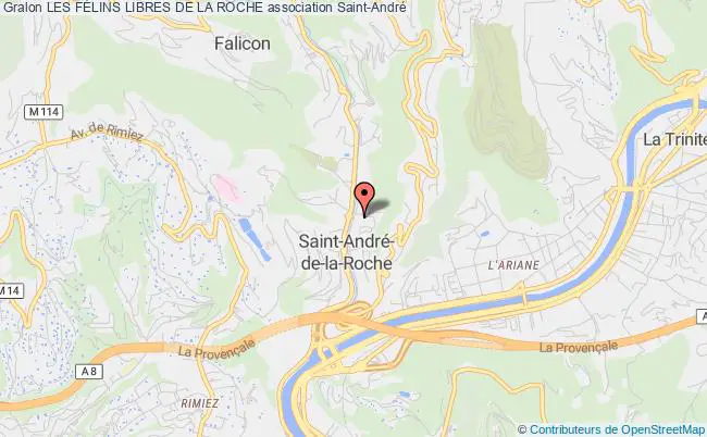 plan association Les FÉlins Libres De La Roche Saint-André-de-la-Roche