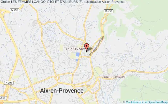 plan association Les Femmes Loango, D'ici Et D'ailleurs (fl) Aix-en-Provence