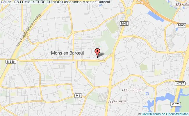 plan association Les Femmes Turc Du Nord Mons-en-Baroeul