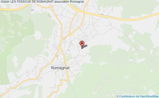 plan association Les Fessous De Romagnat Romagnat