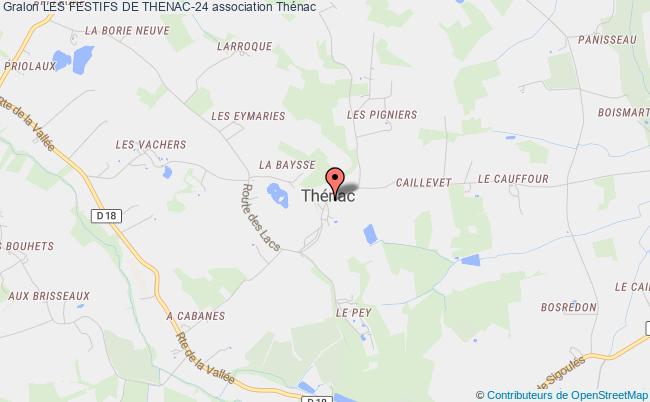 plan association Les Festifs De Thenac-24 Thénac