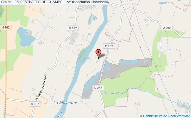 plan association Les FestivitÉs De Chambellay Chambellay