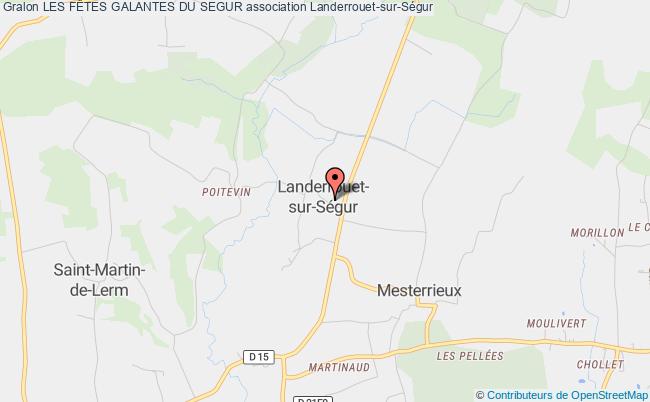 plan association Les FÊtes Galantes Du Segur Landerrouet-sur-Ségur