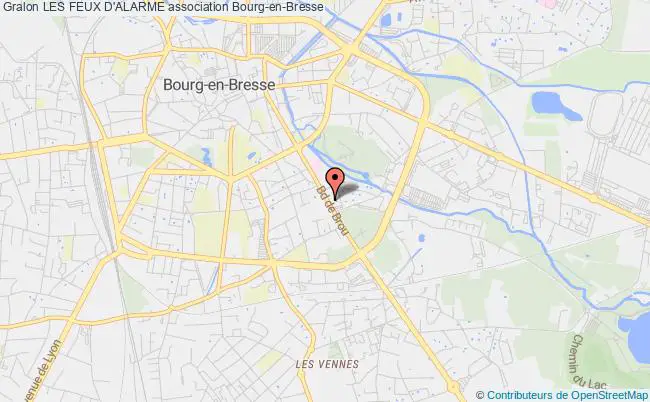 plan association Les Feux D'alarme Bourg-en-Bresse