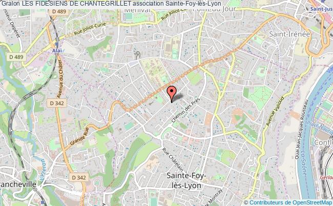 plan association Les Fidesiens De Chantegrillet Sainte-Foy-lès-Lyon