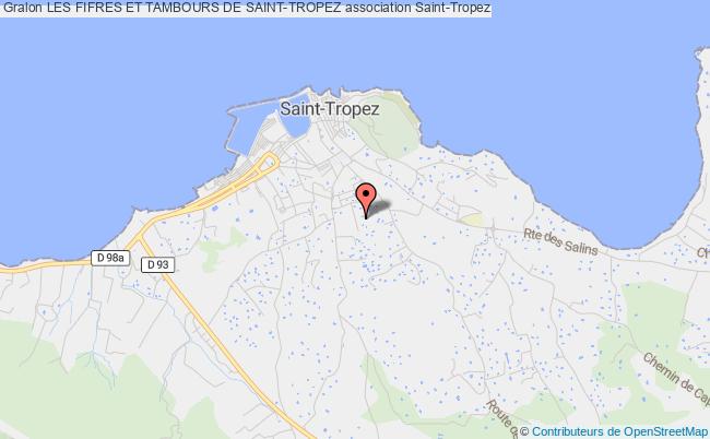 plan association Les Fifres Et Tambours De Saint-tropez Saint-Tropez