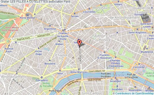 plan association Les Filles A Cotelettes Paris