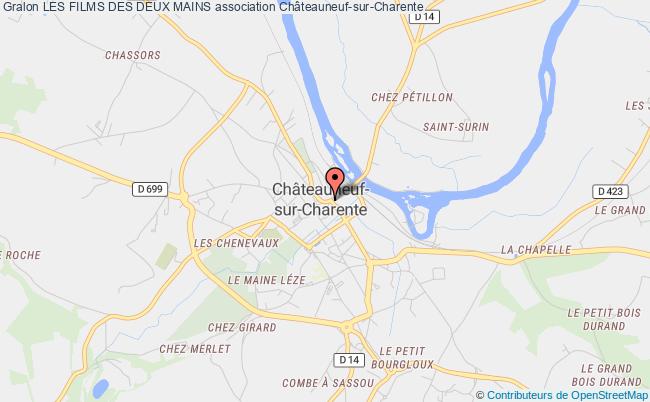 plan association Les Films Des Deux Mains Châteauneuf-sur-Charente