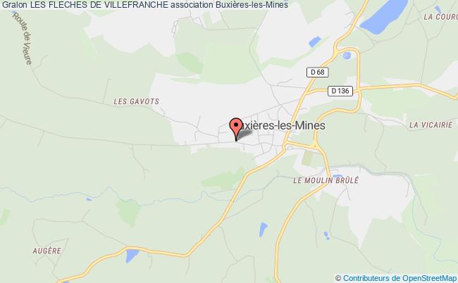 plan association Les Fleches De Villefranche Buxières-les-Mines