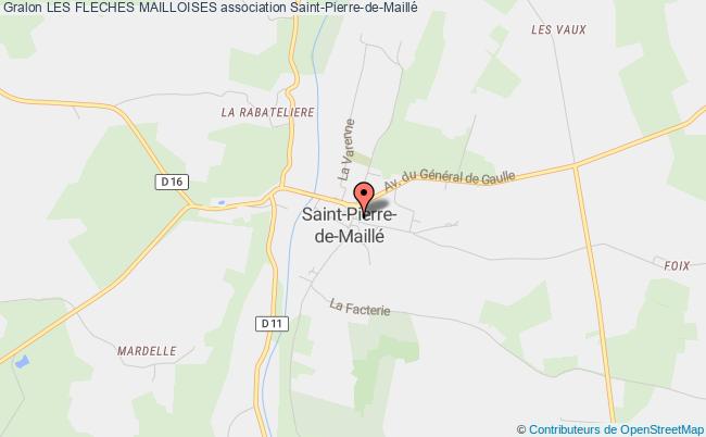 plan association Les Fleches Mailloises Saint-Pierre-de-Maillé