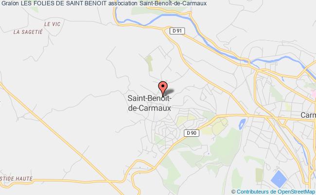 plan association Les Folies De Saint Benoit Saint-Benoît-de-Carmaux