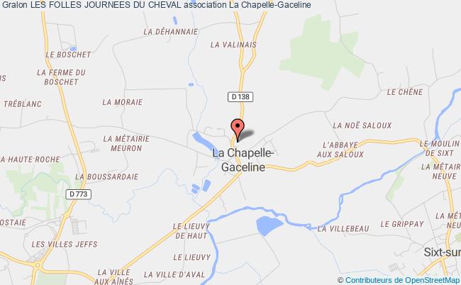 plan association Les Folles Journees Du Cheval La Chapelle-Gaceline