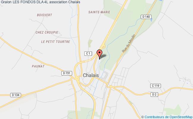 plan association Les FondÛs Dla 4l Chalais