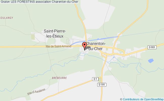plan association Les Forestins Charenton-du-Cher